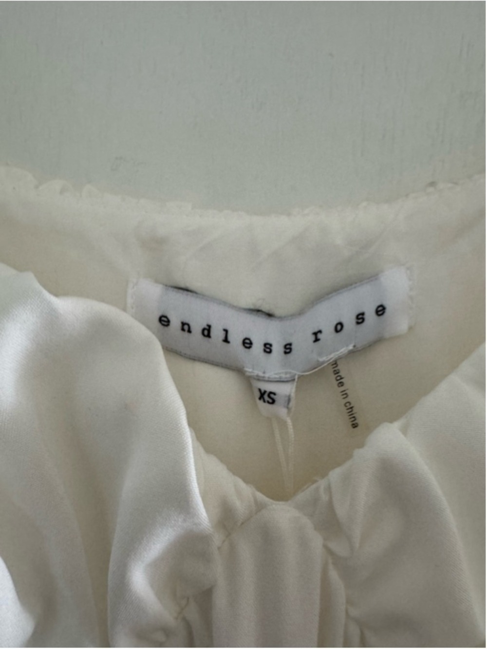 White Cottagecore Milkmaid Midi Dress Ruffle Tiered Romantic NWT XS - Picture 7 of 11